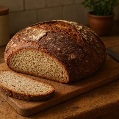 Bierbrot mit Sauerteig