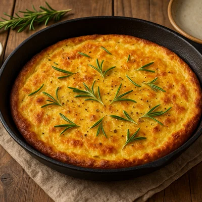Provenzalische Socca aus der Pfanne
