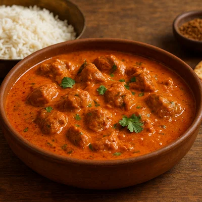 Jasha Maroo – Lammcurry aus Rajasthan mit Joghurt-Tomaten-Sauce
