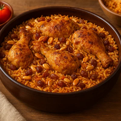 Chicken Kabsa – Arabischer Gewürzreis mit Hähnchen