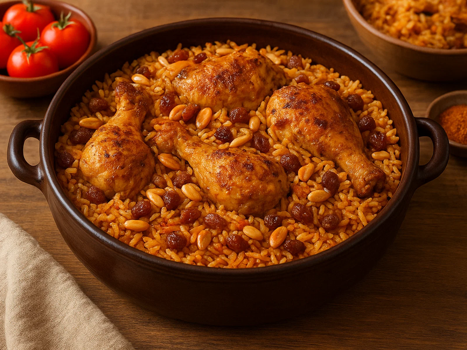 Chicken Kabsa – Arabischer Gewürzreis mit Hähnchen