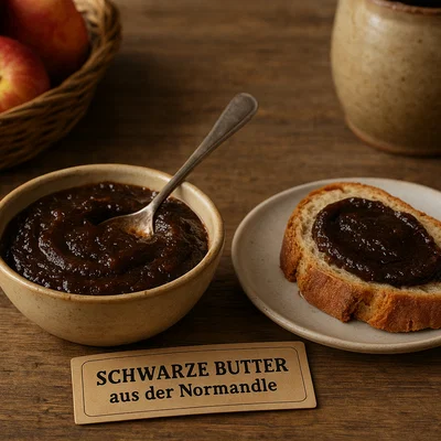 Schwarze Butter aus der Normandie (Le Nièr Beurre)