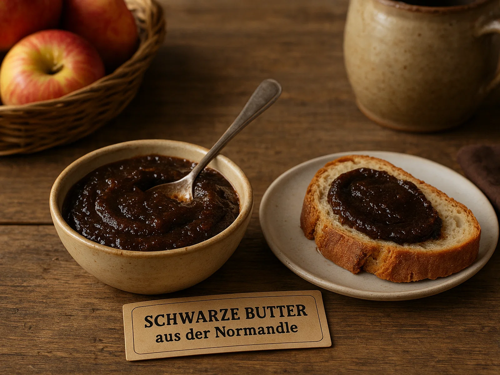 Schwarze Butter aus der Normandie (Le Nièr Beurre)