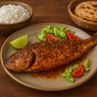 Fihunu Mas – Maledivisch gegrillter Fisch mit Kokos-Chili-Marinade