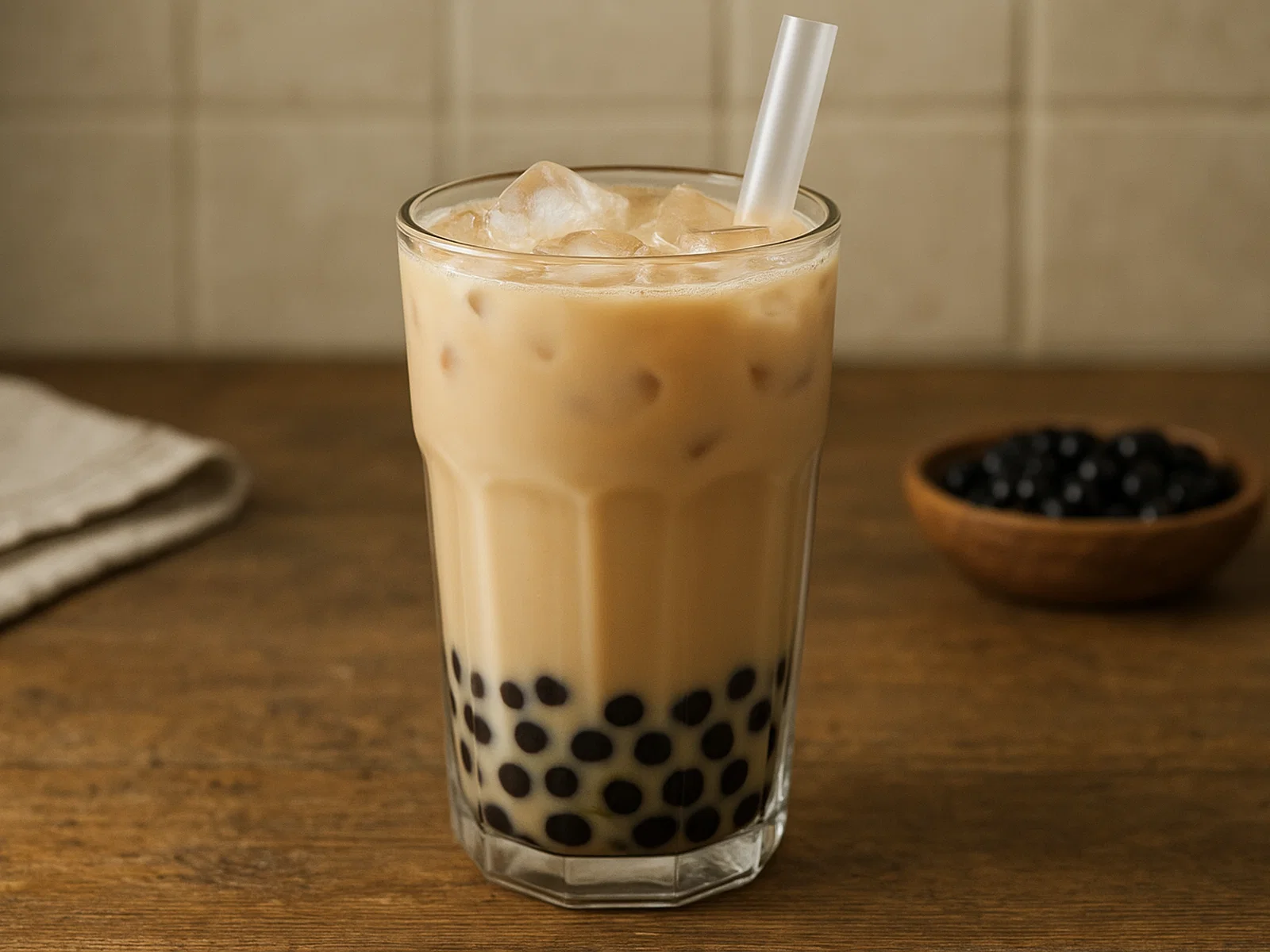 Klassischer Bubble Tea (Boba Milk Tea)