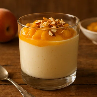 Pfirsich-Mandel-Creme