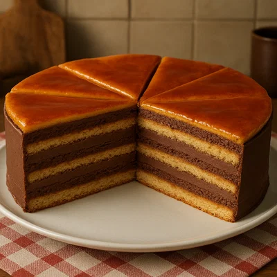 Klassische ungarische Dobos-Torte
