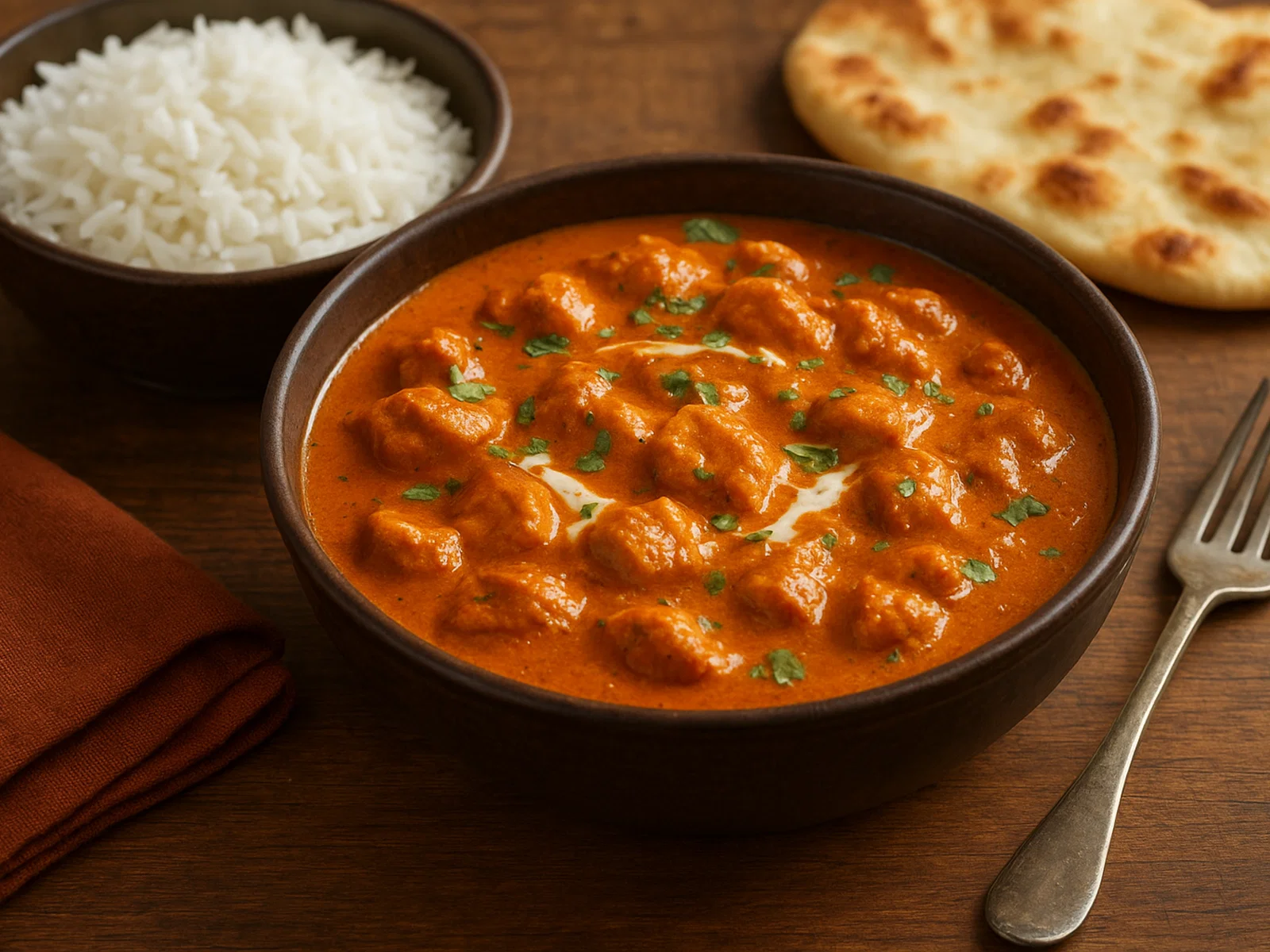 Butterhuhn (Murgh Makhani) – cremiges indisches Butter Chicken