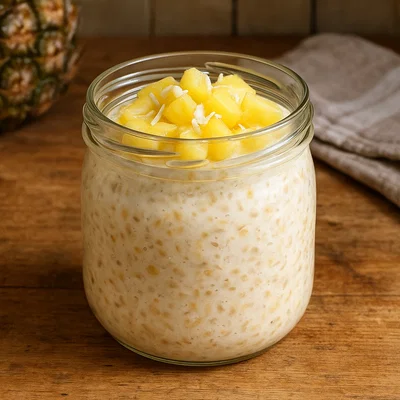 Ananas-Kokosnuss-Overnight-Oats