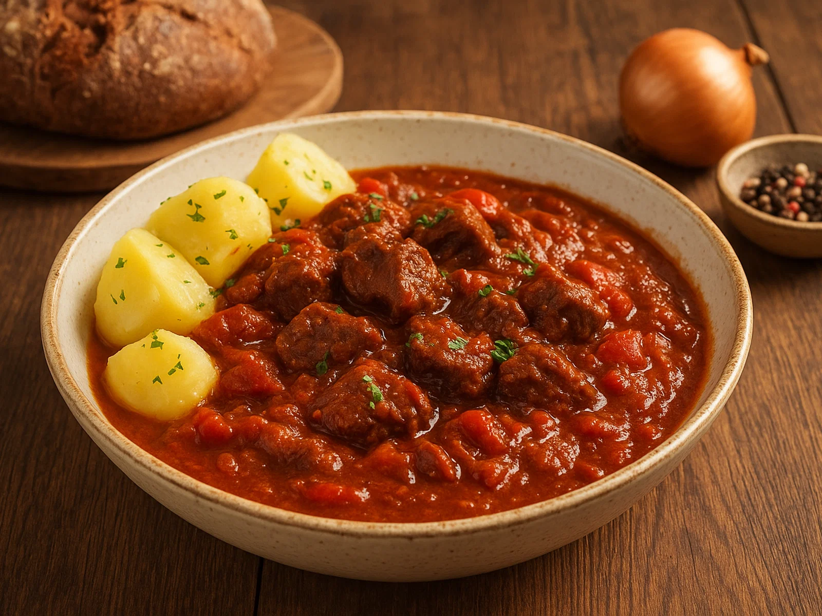 Schneesturm Gulasch – herzhaftes Wintergulasch