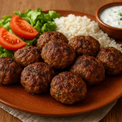 Saftige türkische Köfte vom Grill oder aus der Pfanne