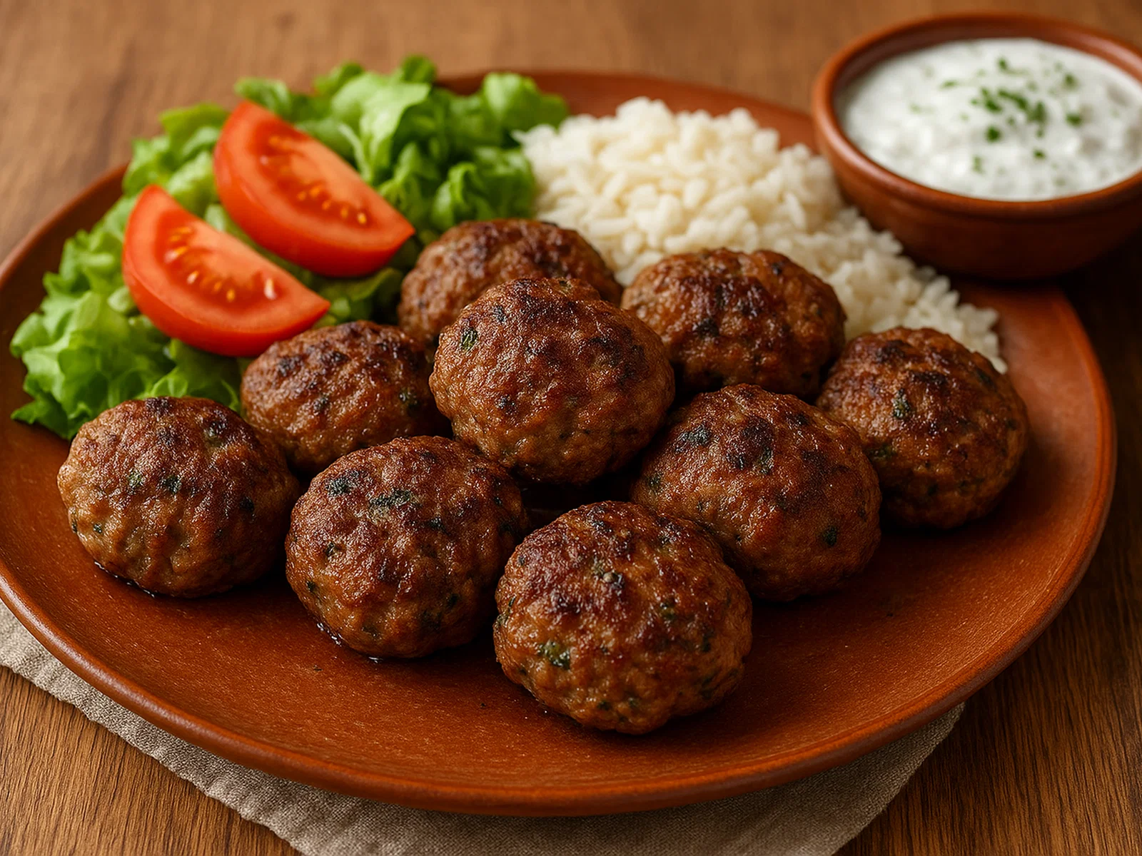 Saftige türkische Köfte vom Grill oder aus der Pfanne