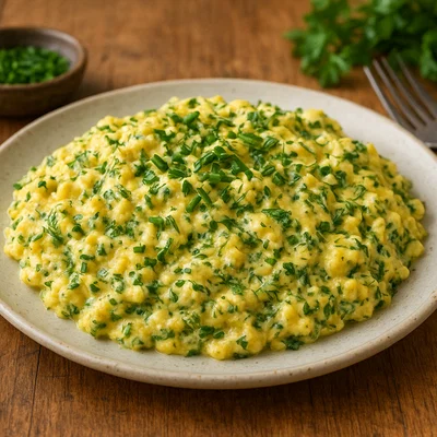 Cremiges Kräuter-Rührei