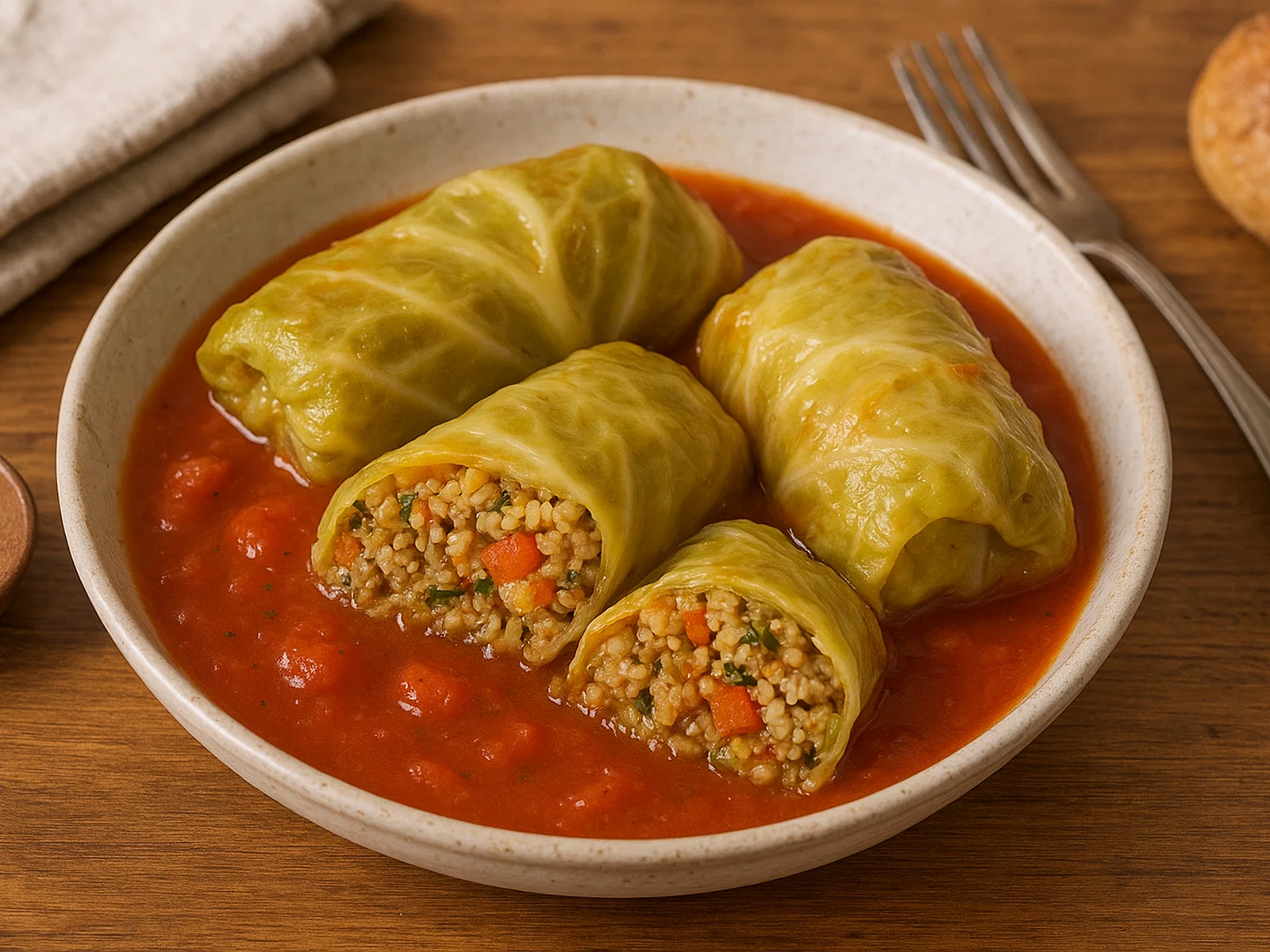 Kohlrouladen mit Quinoa-Füllung