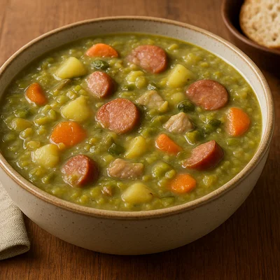 Erwtensoep – Niederländische Erbsensuppe
