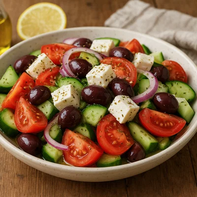 Horiatiki Salata – Griechischer Bauernsalat