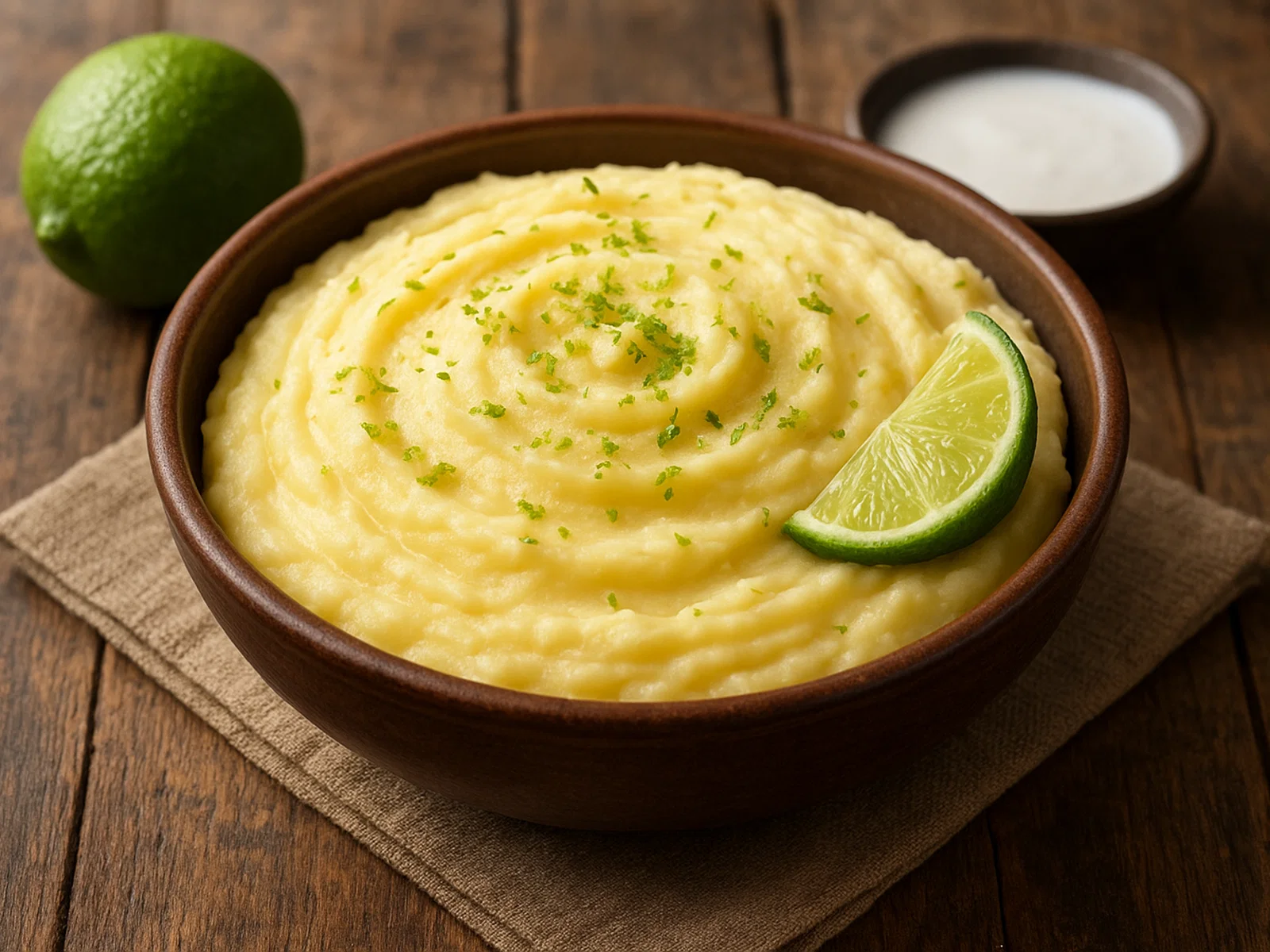 Tahiti Kartoffelpüree mit Kokosmilch und Limette