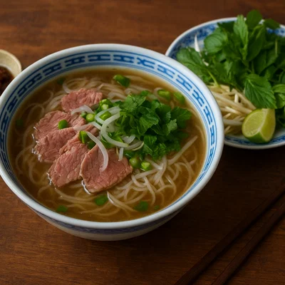 Pho Bo – Vietnamesische Rindfleisch-Nudelsuppe