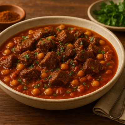 Marmar – orientalisch geschmortes Rindfleisch mit Kräutern
