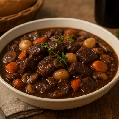 Klassisches Boeuf Bourguignon