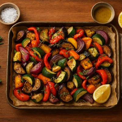 Mediterranes Ofengemüse vom Blech
