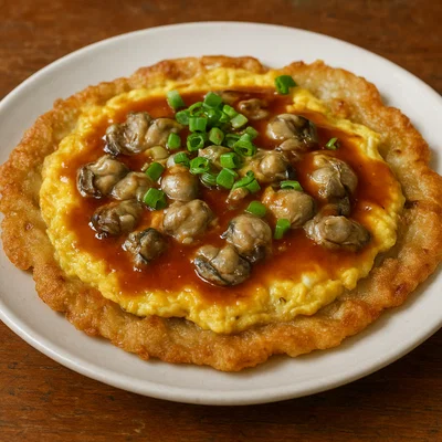 Taiwanesische Oyster Omelette (蚵仔煎, Kezai Jian)