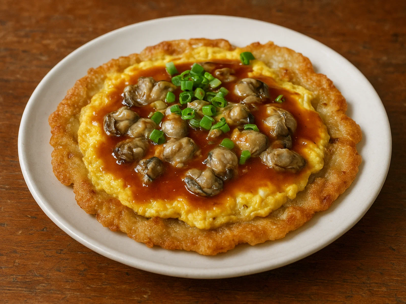 Taiwanesische Oyster Omelette (蚵仔煎, Kezai Jian)