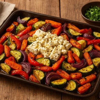 Ofengemüse mit Feta