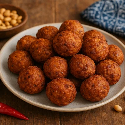Kuli Kuli – Knusprige nigerianische Erdnussbällchen