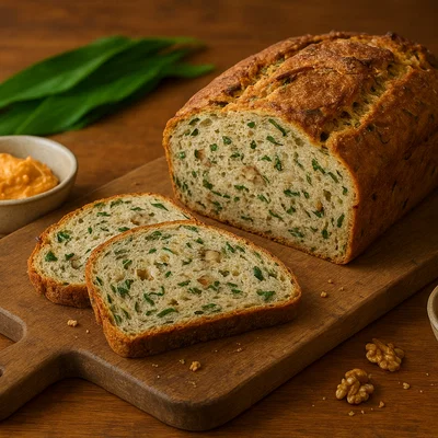 Bärlauch-Walnuss-Brot