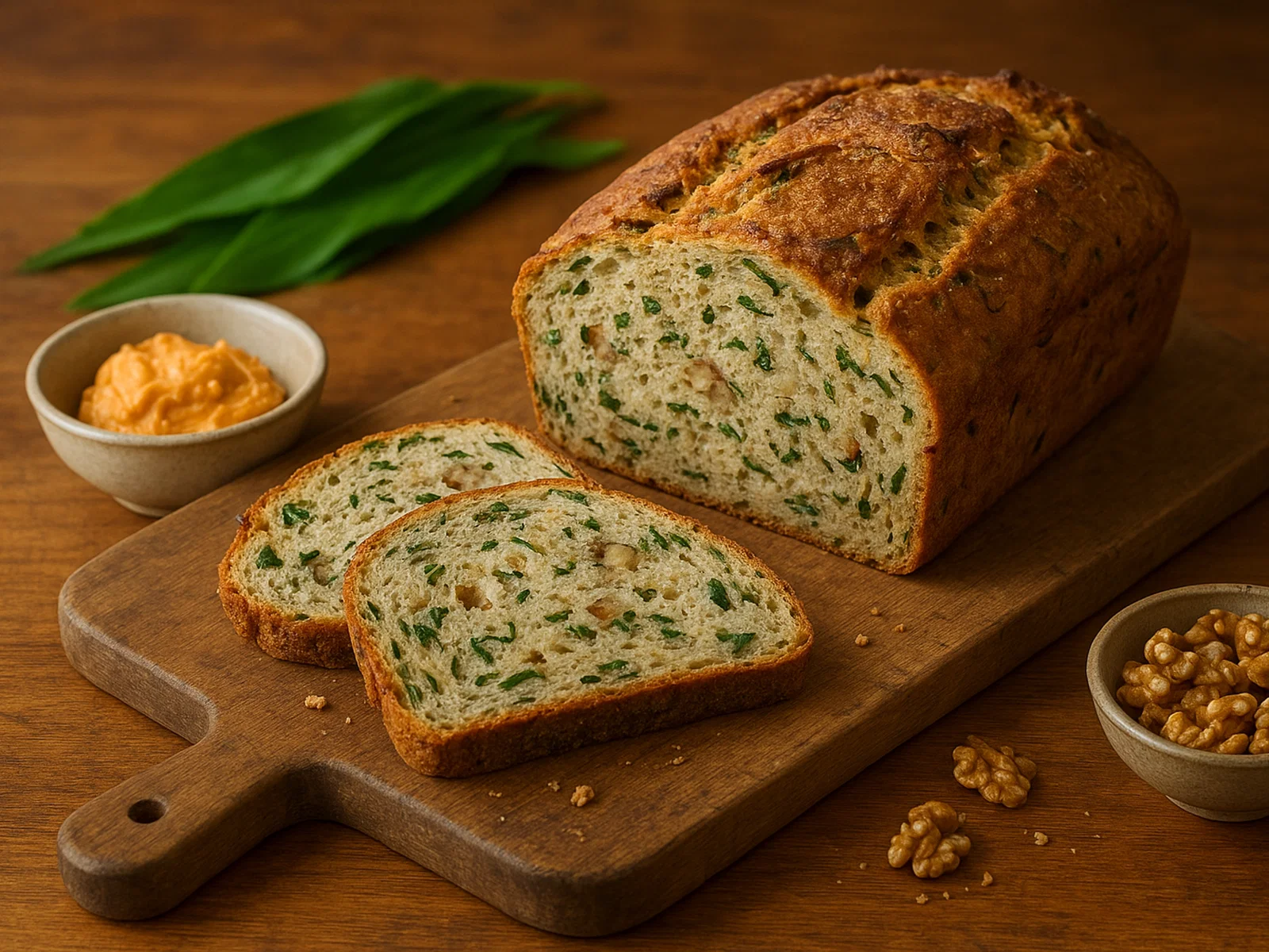Bärlauch-Walnuss-Brot