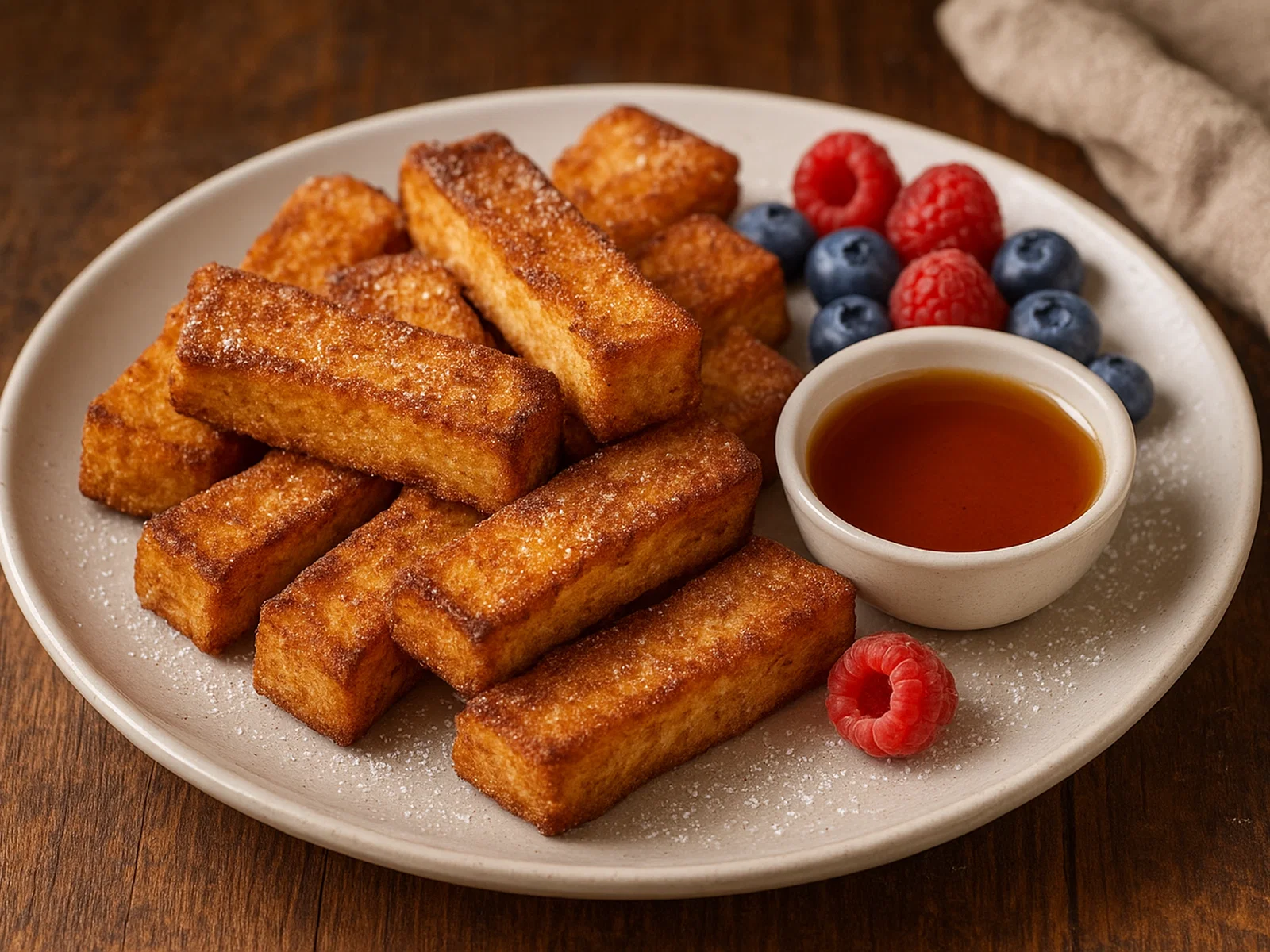 Gebackene French Toast Sticks aus dem Ofen