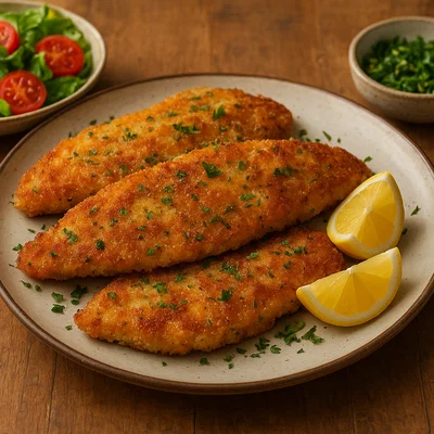 Fliegender Fisch – knusprig gebratener Zitronen-Kräuter-Fisch