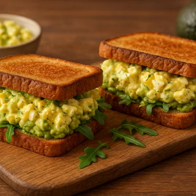 Avocado-Eiersalat-Sandwiches