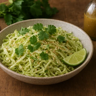 Asiatischer Spitzkohlsalat mit Sesam-Dressing