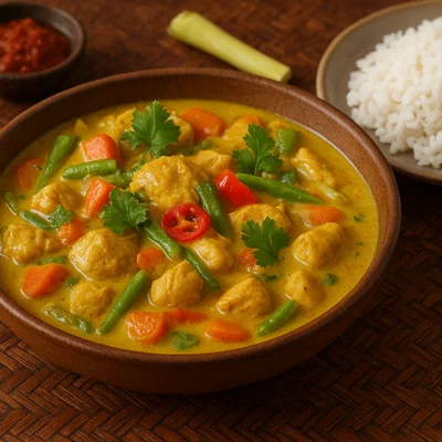 Bantan – Indonesisches Hähnchen-Kokos-Curry
