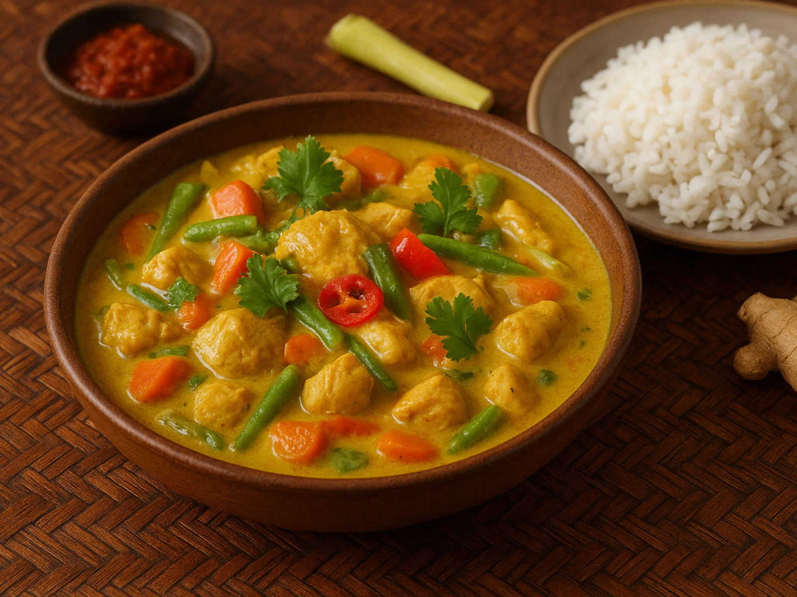 Bantan – Indonesisches Hähnchen-Kokos-Curry