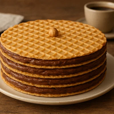 Torta Tre Monti – Waffeltorte mit Schoko-Haselnuss-Creme