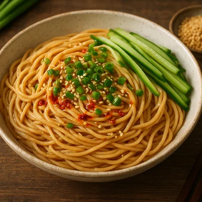 Ma Jiang Mian – chinesische Sesamnudeln