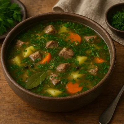Aakuaq – Nordische Kräuter-Fleisch-Suppe