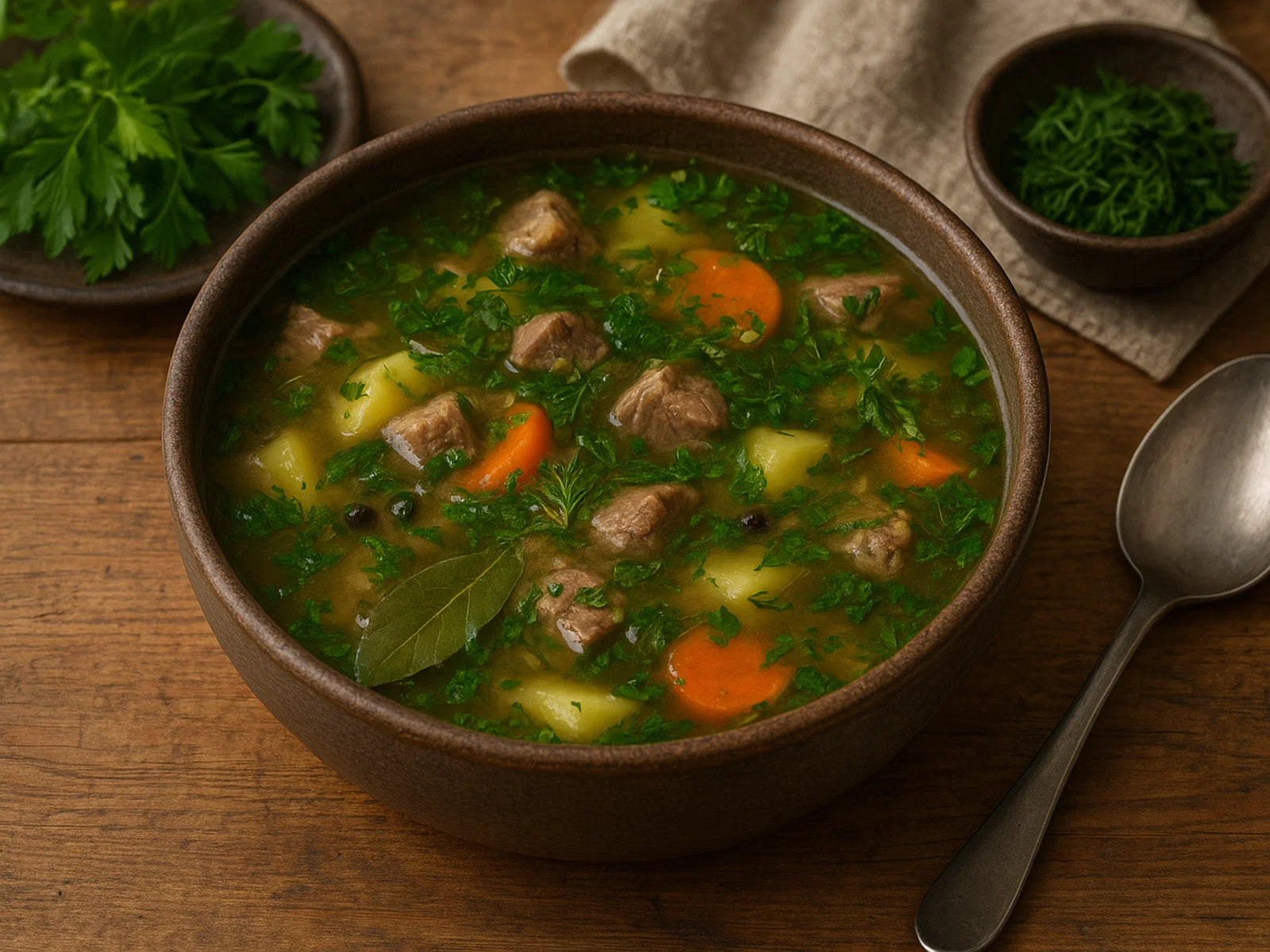 Aakuaq – Nordische Kräuter-Fleisch-Suppe