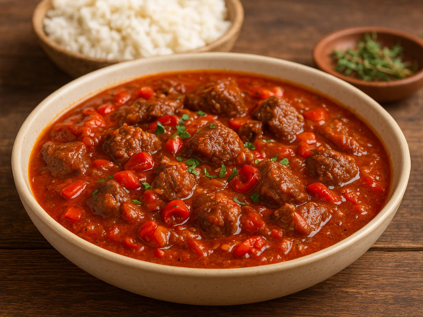 Kadun Pika – Nigerianischer Rindfleischtopf in pikanter Pfeffersauce