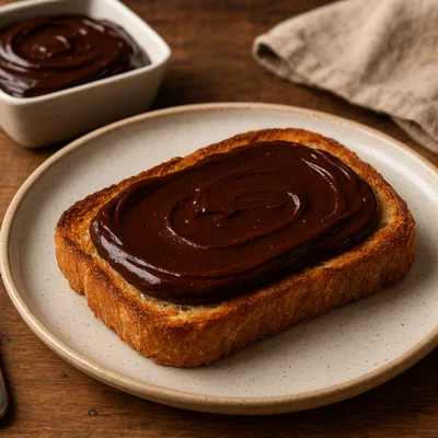 Schokoladenbrotriegel mit knuspriger Brotkruste