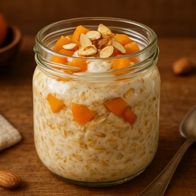 Aprikosen-Mandel-Overnight-Oats