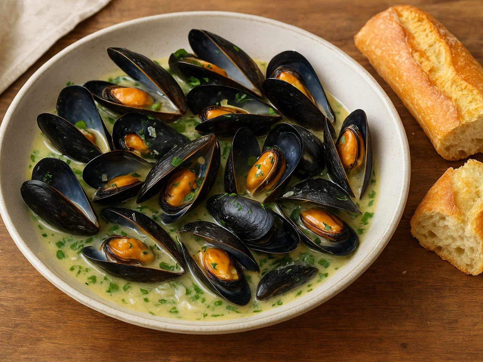 Klassische Moules Marinières