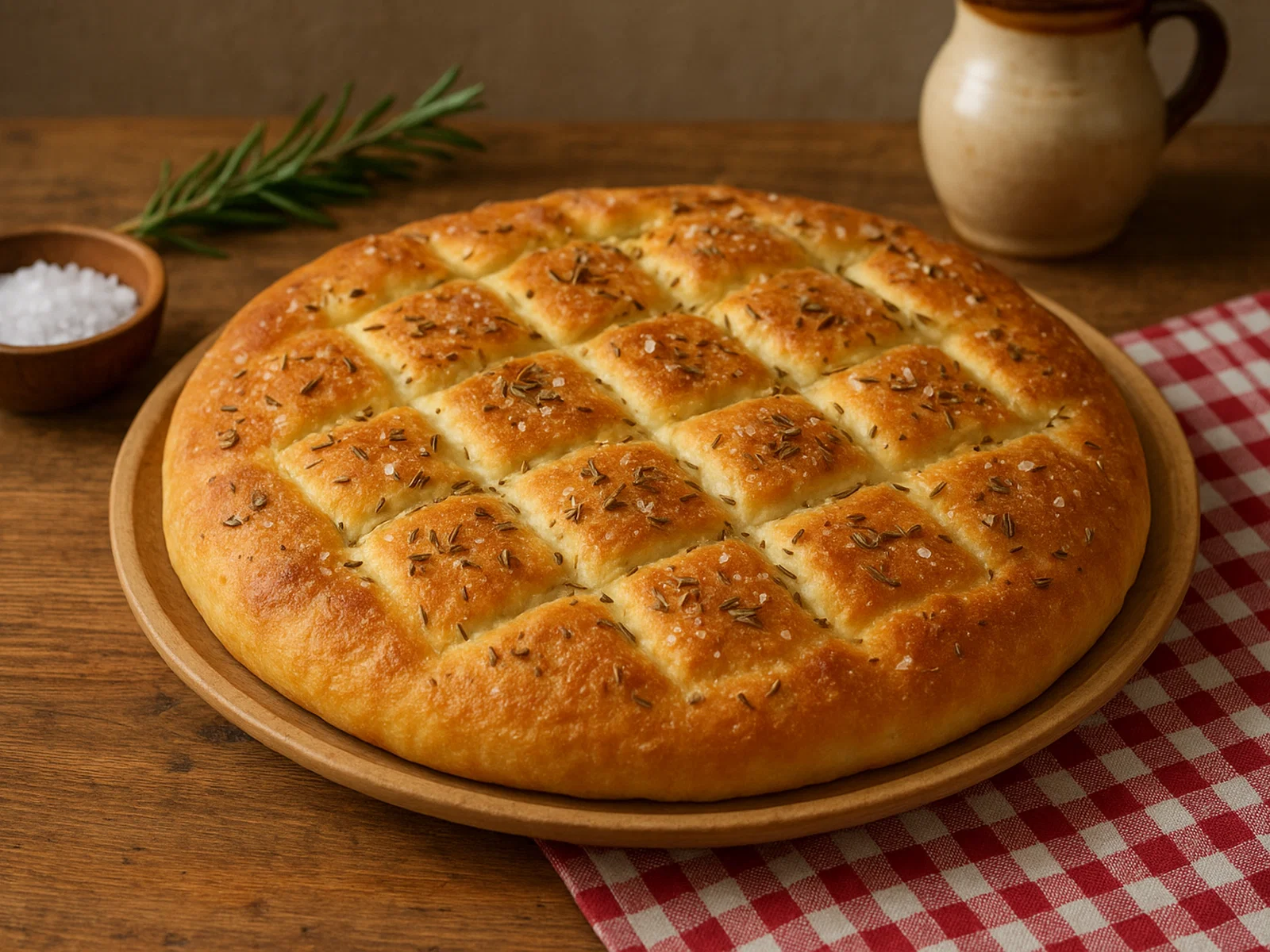 Belokranjska Pogača – traditionelles slowenisches Fladenbrot