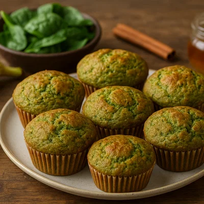Spinat-Bananen-Muffins