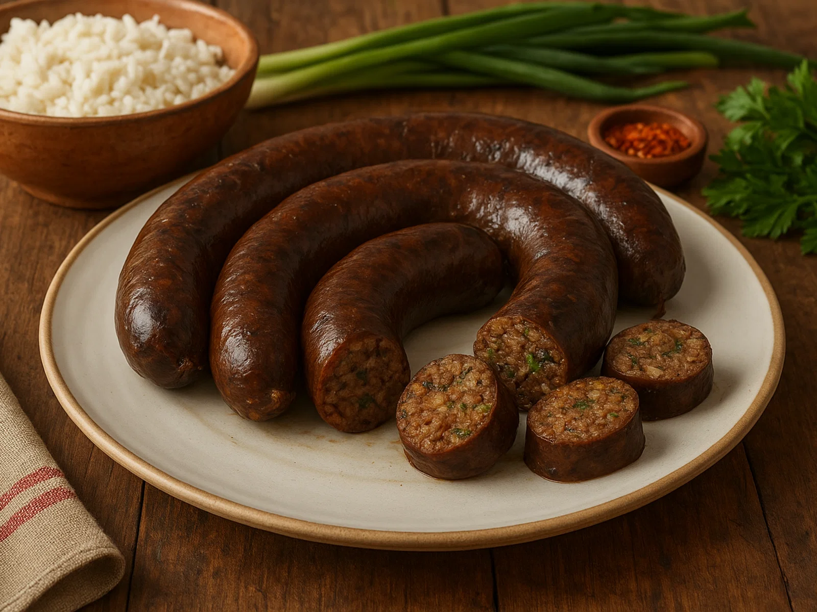 Boudin Créole – kreolische Reis-Schweinswurst