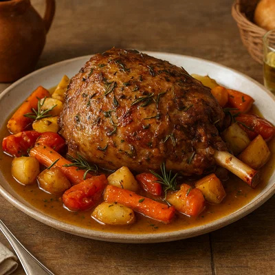 Xai Andorrà – Pyrenäen-Lammbraten mit Gemüse