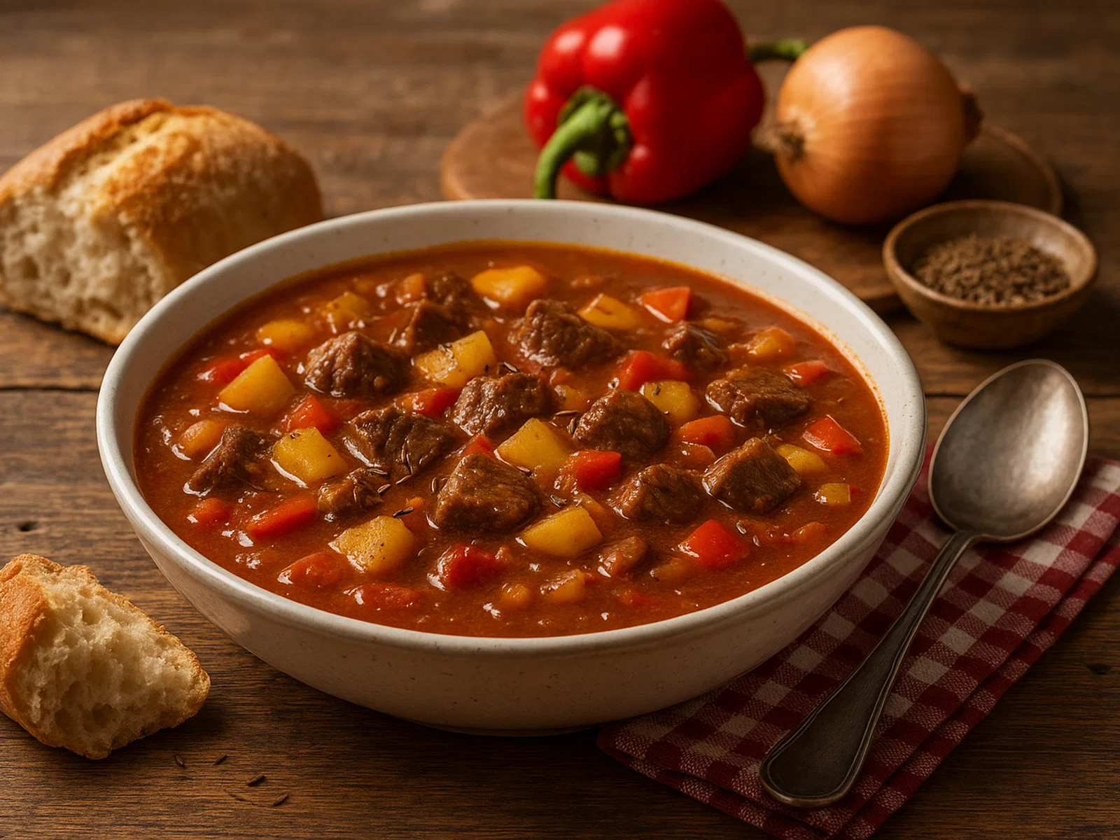 Böhmische Gulaschsuppe